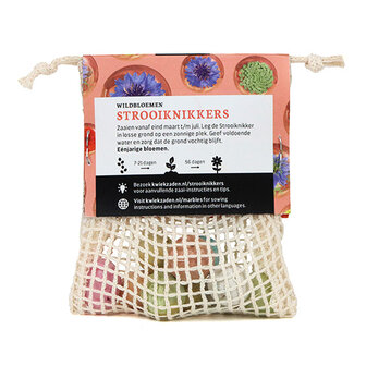 Kwiek StrooiKnikker-zakje met 10 zaadbommetjes