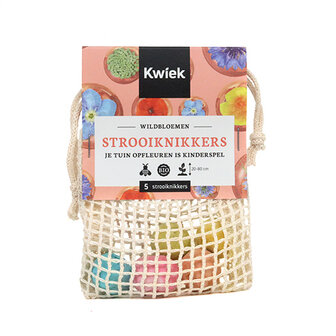 Kwiek StrooiKnikker-zakje met 5 zaadbommetjes