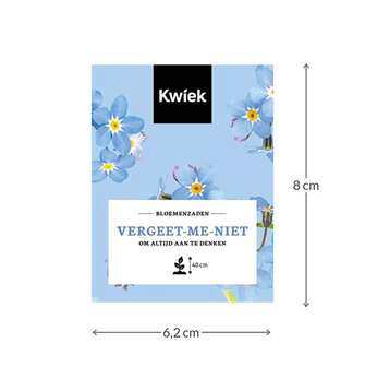 Vergeet-mij-nietje zaden -  KWIEK Uitdeel zakjes