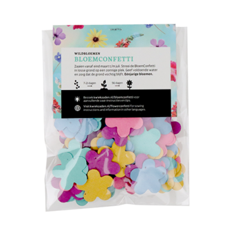 BloemConfetti kleurenmix - circa 100 stuks 