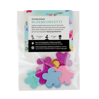 BloemConfetti kleurenmix - circa 15 stuks