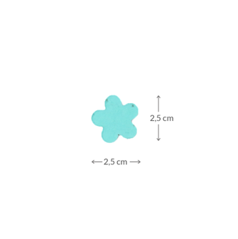 BloemConfetti aqua - circa 250 stuks 