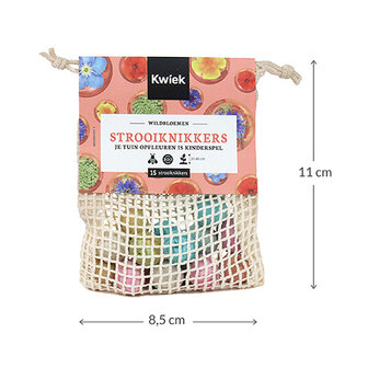Kwiek StrooiKnikker-zakje met 15 zaadbommetjes