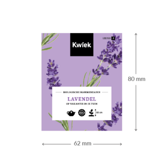 Biologische lavendel zaden -  Kwiek Uitdeel zakjes