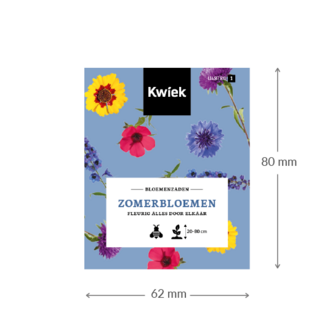 Zomerbloemen zaden -  Kwiek Uitdeel zakjes