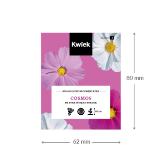 Biologische Cosmos zaden -  Kwiek Uitdeel zakjes (op = op)