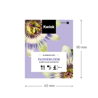 Passiebloem zaden -  Kwiek Uitdeel zakjes (UITVERKOCHT)