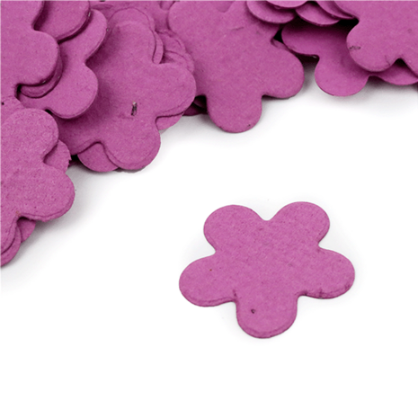 BloemConfetti bosbessenpaars - circa 15 stuks 
