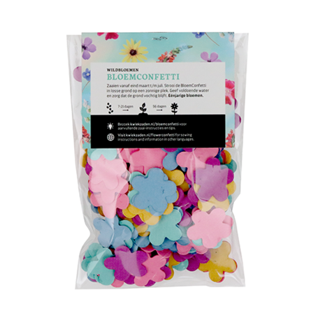 BloemConfetti kleurenmix - circa 250 stuks 