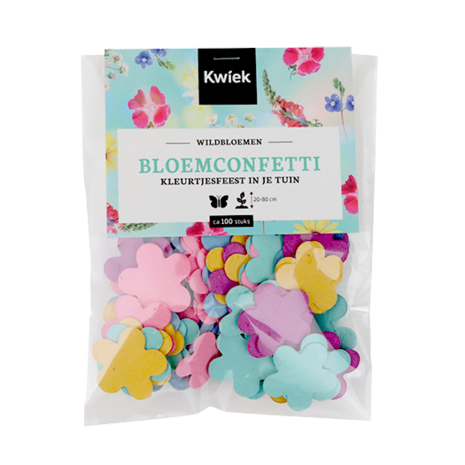 BloemConfetti kleurenmix - circa 100 stuks 