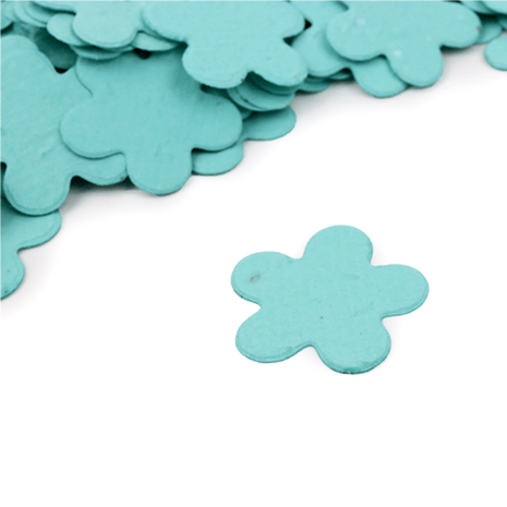 BloemConfetti aqua - circa 250 stuks 