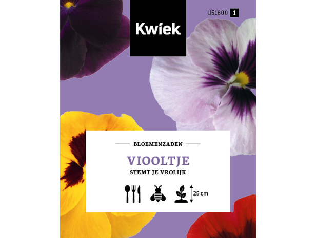 Viool zaden -  Kwiek Uitdeel zakjes