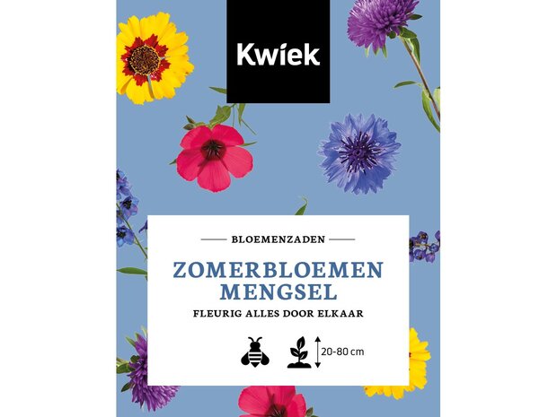 Zomerbloemenmengsel zaden -  KWIEK Uitdeel zakjes