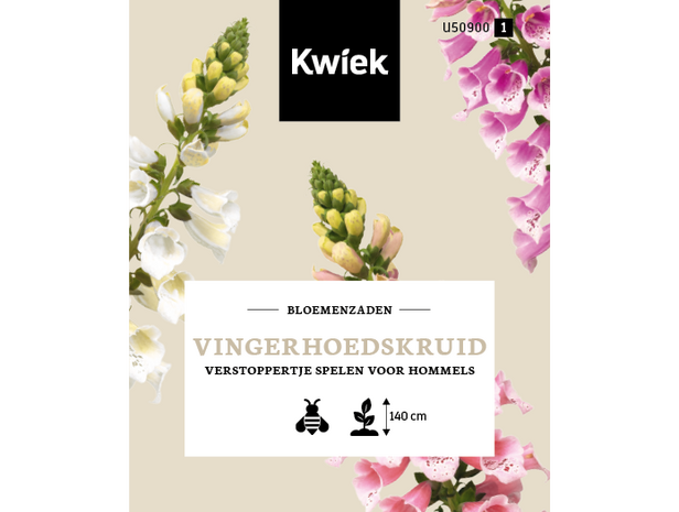 Vingerhoedskruid - Kwiek Uitdeel zakjes (op = op)