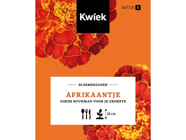 Afrikaantje zaden -  Kwiek Uitdeel zakjes (op = op, THT 7-2026)