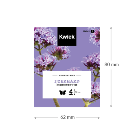 Ijzerhard zaden -  Kwiek Uitdeel zakjes (op = op, THT 7-2026)