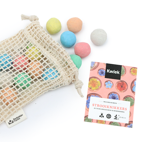 Zaadbommetjes per stuk - mix van kleuren