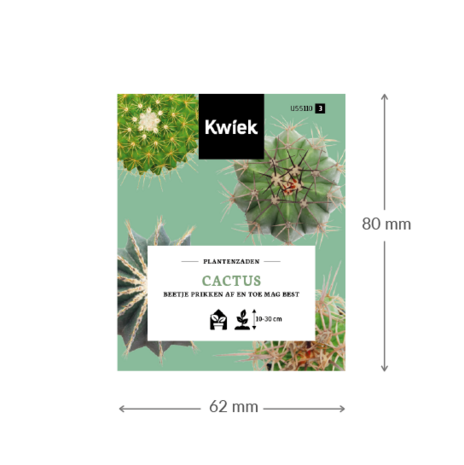 Cactus zaden -  Kwiek Uitdeel zakjes (UITVERKOCHT)