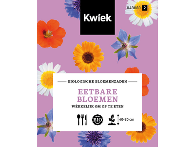 Biologische Eetbare bloemen zaden - Kwiek Uitdeel zakjes