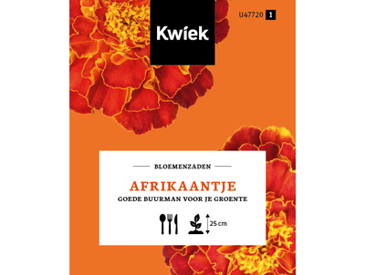 Afrikaantje zaden -  Kwiek Uitdeel zakjes (op = op, THT 7-2026)